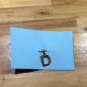 Initial “D” pendant